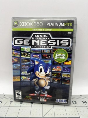 Sonic's Ultimate Genesis Collection Platinum Hits (Microsoft Xbox 360, 2009)CIB