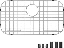 Sink Protector Grid 26-1/16" X 14-1/16", Rear Drain with Corner Radius 3-1/2", 3