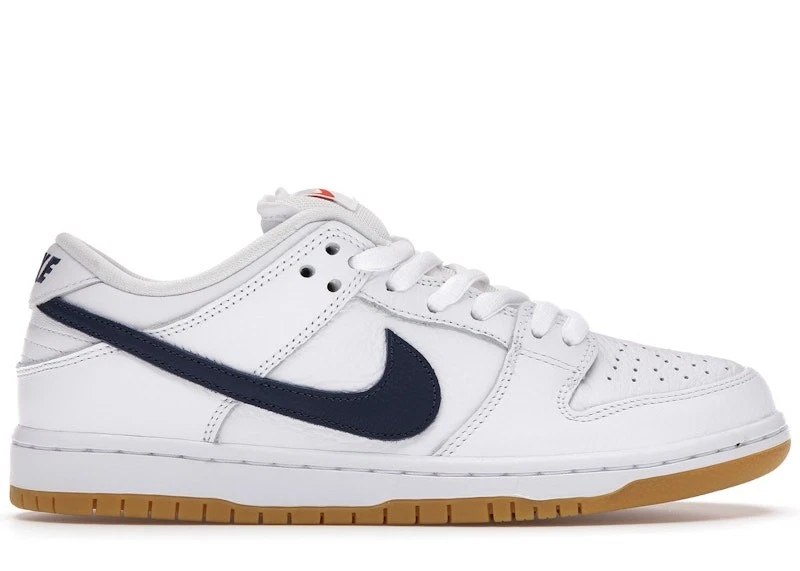 の*み様 Nike SB Dunk Low Pro ISO Orange Lab Nike Dunk Pro ISO SB Low Orange Label - White Navy for Sale