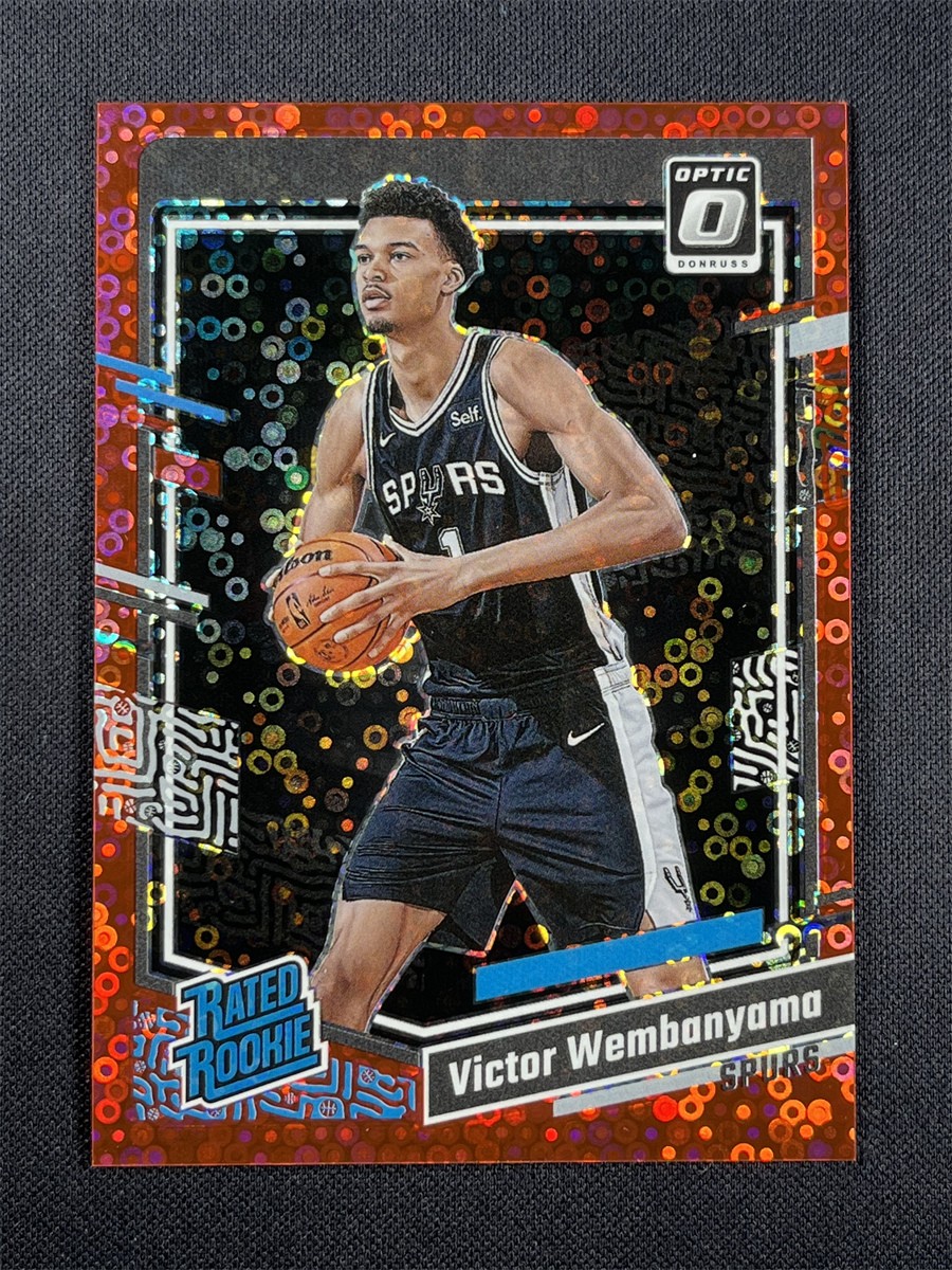 2023-24 Donruss Optic Victor Wembanyama #225 Red Disco Rated Rookie RC /75