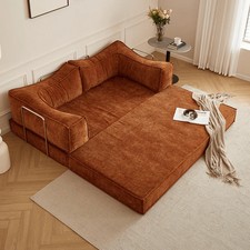 Sofa Beds French Compressed Sofa Set Furniture Folding Fabric Couch Living Room