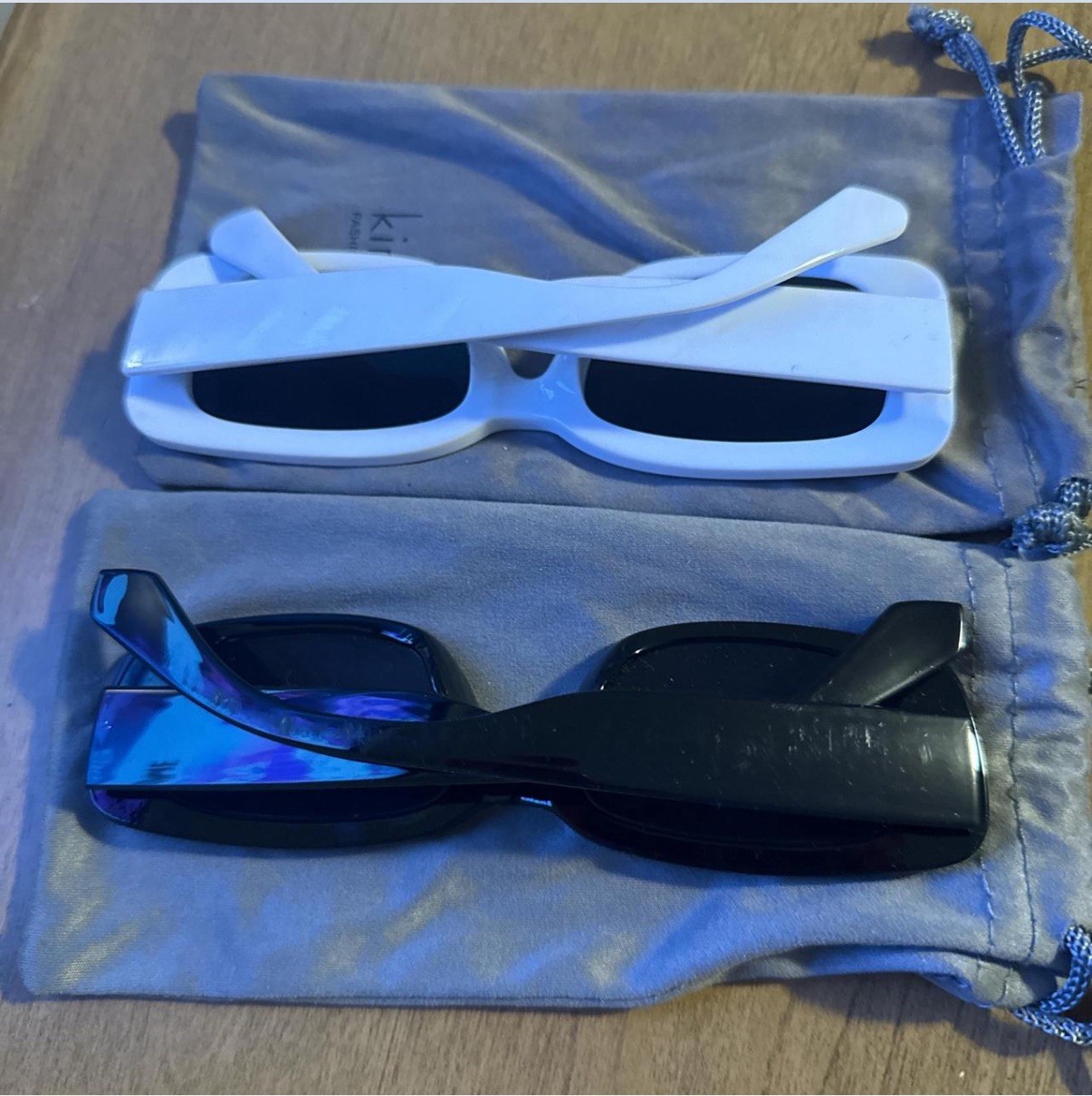 Unisex Rectangular Classy Glasses - image 2