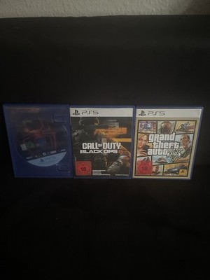 Videospielbundel (Bo6,Gta5,Spiderman MM)