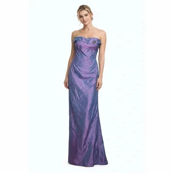 open lace back dress Long Prom Dress 30047 by Chandalier Sage / 000