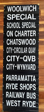 Sydney Bus  Vintage Bus Destination Roll  Scroll 1.3mx 44cm