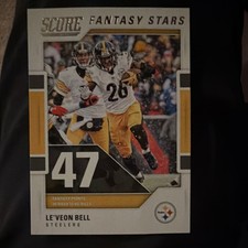 Panini 2017 Score Fantasy Stars Le'Veon Bell #14 Pittsburgh Steelers Football