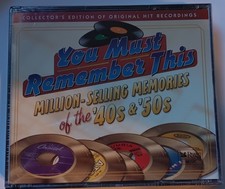 Reader's Digest You Must Remember This 4CD Set 40s 50s Hits Original Recordings