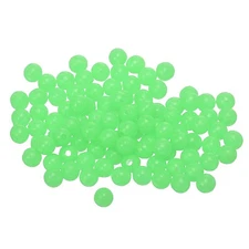 Fishing Beads Glow Soft Plastic Fish Rigs 4 mm for Catfish (500 Pack, Green)