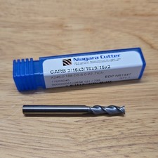 Niagara Cutter 3/16in Square End Mill Solid Carbide 2 Flute 3/16in Shank N61447