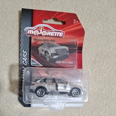 Audi Q4 E-Tron Chrome Edition Chase Car Majorette Silber selten SUV Auto Neu