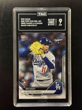 2025 Topps Now Roki Sasaki #WS-14SP Image Variation SP RC Dodgers TAG 9 MINT⁠