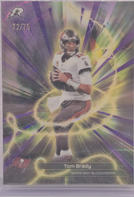 2025 Topps Resurgence Football TOM BRADY  Bucs Conductors  Purple Refractor/75