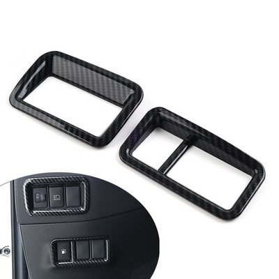 Einstellschalter-Knopfabdeckungsverkleidung für Toyota CHR C-HR 2016 2023 Carbon