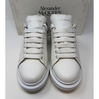 Alexander McQueen Oversized Sneaker Suede White/Black Size 8 US 41