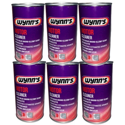 6x WYNNS 325ml Motorspülung Motor Flush Reiniger Motor Cleaner Ölschlamm Satz