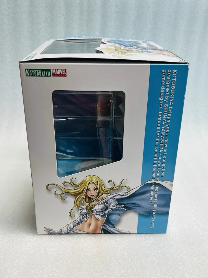 Kotobukiya Marvel Bishoujo Emma Frost Statue 1/8 scale New Open Box - Image 2 of 4