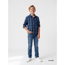 Gap Boys Blue Long Sleeve Button-Down Shirt xl