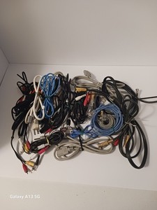 Large Lot Of Misc. Cords. Some New And Used.