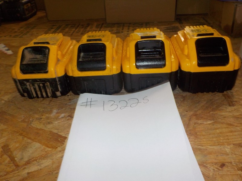 Dewalt 20v Lot 4 8ah batteries for parts/repair # 1322s