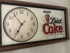 Diet Coke 1980s Vintage Digital Bar Clock