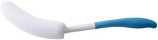 Long Handle Body Back Bath Brush 15.35 Inch Curved Shower Scrubber Sponge