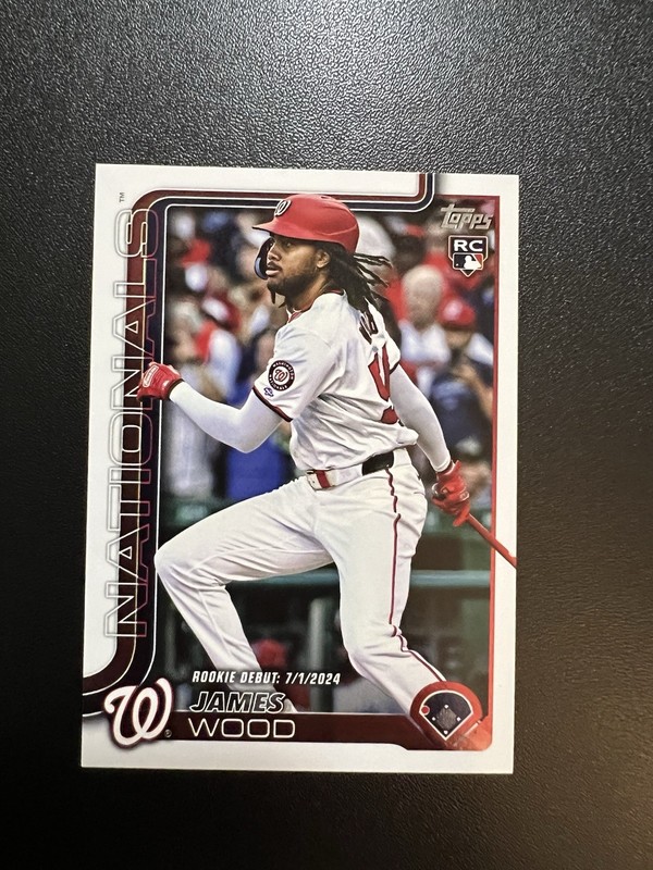 2025 Topps Update Series - Rookie Debut James Wood #US218 (RC)