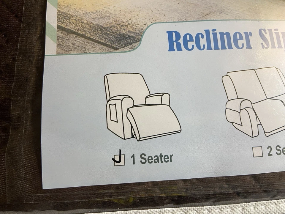 Fundas reclinables color chocolate 1 plaza (1 pieza) Foto 2 de 3