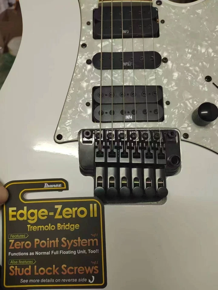 Piezas Originales Ib EDGE ZERO II Trémolo Versión ZPS3 en Negro Foto 3 de 4