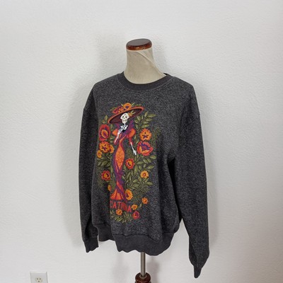 Hasta Siempre Jerry Leigh ''La Catrina'' Sweatshirt, Size S