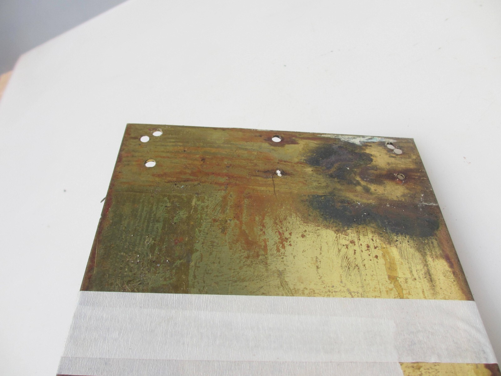 Vintage Brass Door Kickplate Kick Plate Bumper Guard Hardware Old Antique 23"x6" eBay