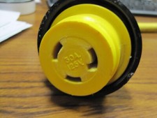 Marinco Marine Electrical Shore Power Pigtail Adapter, Yellow