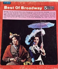 Best Of Broadway S1501 -5 Lp Box Set  Stereo - Showcase Records NO BOX