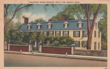 c1940s Quincy, Mass. President John Adam Mansion House Victorian Home MA PC