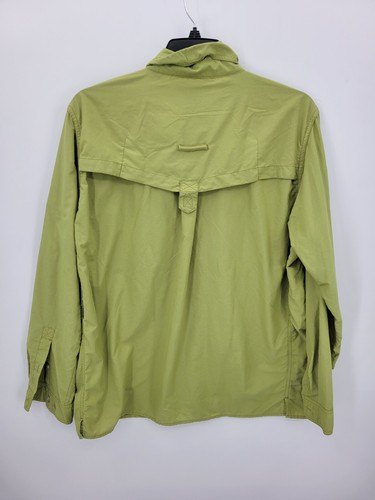 ExOfficio Shirt Mens XL Green Short Sleeve Button Up Vented Outdoor Performance - Picture 2 of 9