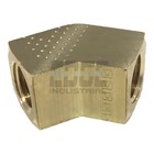 BRASS Elbow Fitting 45 Degree 1/4" Female NPT Pipe Thread Tubing Air Fuel water