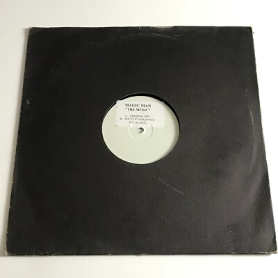 Magic Man - The Music White Label 12'' Vinyl Record - CHAMP DJ 785 VG+