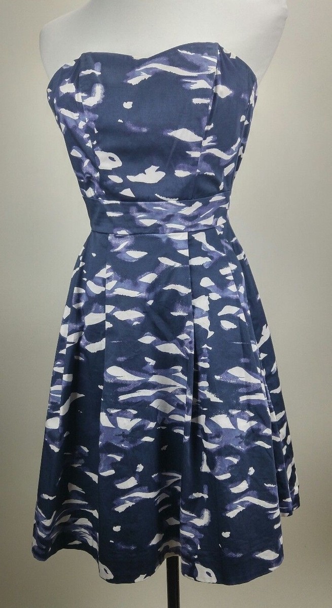 h&m blue strapless dress SANDY BLUE DRESS main image 0