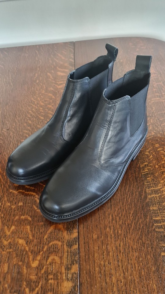 Mens Leather Roamers Flexible Fuller Fit Chelsea Dealer Ankle Boots