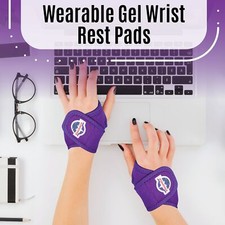 EXPOPROX.Wearable Gel Wrist Rest Pads.Mouse and Keyboard Wrist Support Adjust...