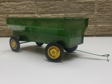 ORGINAL VINTAGE JOHN DEERE ERTL ESKA FARM TRACTOR GRAIN WAGON TRAILER