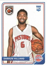 DARRUN HILLARD-DETROIT PISTONS-2015-2016 PANINI-COMPLETE BASKETBALL #294-ROOKIE
