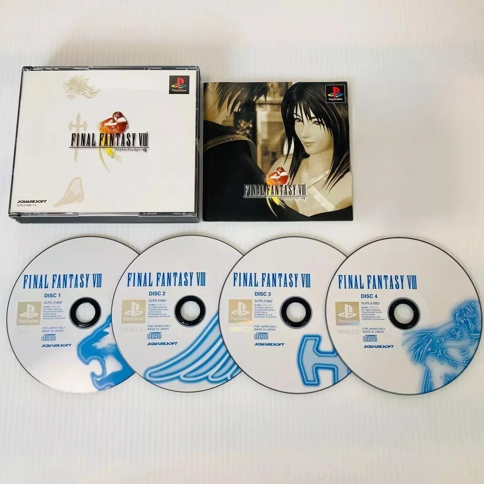 FINAL FANTASY 7 8 9 VII VIII IX FF Lot 3 Set Sony PS1 Playstation1 Japan Ver. - Image 4 of 4
