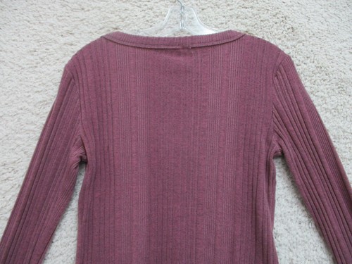 Aeropostale Sweater Extra Large Youth Red Burgundy Cardigan Knit Cropped Girls - Picture 6 of 9
