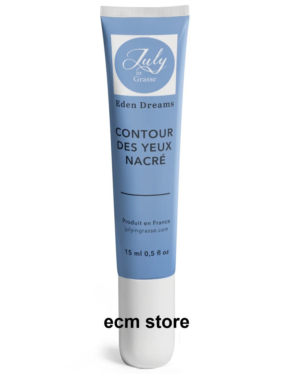 Contour des yeux nacré JULY IN GRASSE 15ml : anti-cernes illuminateur pour un regard éclatant