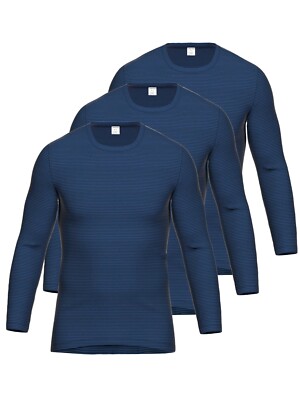 Ammann 3er Pack Shirt 1/1 Arm Jeans Feinripp 170272 Gr. 5-8 in 2 Farben