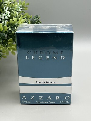 Azzaro Chrome Legend Eau De Toilette Spray 2.6 oz New In Box Sealed