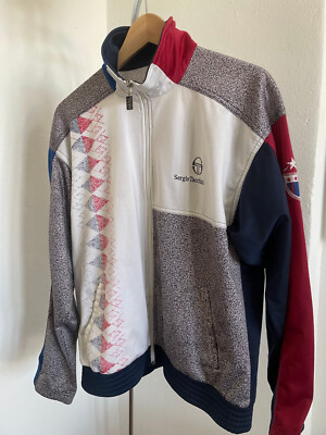 Sergio Tacchini Tennis Vintage Trackjacket Pete Sampras Australien Open 1994