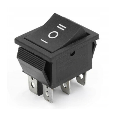 Wippschalter 3-Positionen EIN-AUS-EIN Schalter DPDT 12V 24V 250V