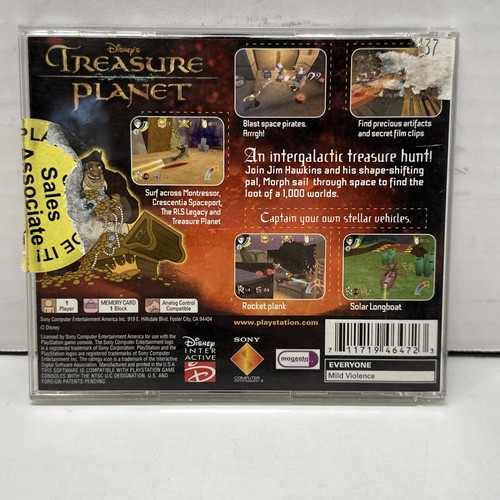 Disney's Treasure Planet (Sony PlayStation 1, 2002) - Picture 2 of 3