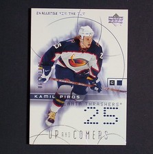KAMIL PIROS /1000 RC  2001-02 UD Challenge for the Cup #96   Atlanta Thrashers